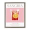 Stupell Industries Chic Minimal Sangria Floater Framed Canvas Wall Art Design by Omar Escalante